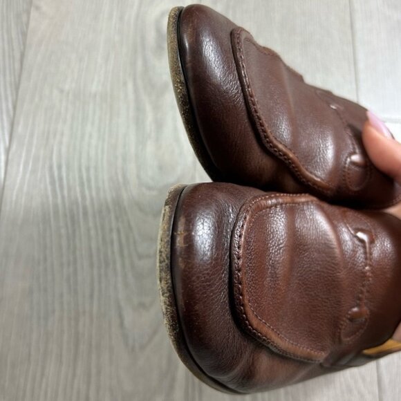 Gucci Brown Leather Horsebit Loafers - Picture 7 of 10